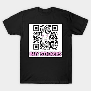 Buy My stickers QR Code T-Shirt